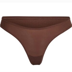 Skims NWT Fits Everybody high waisted Thong Cocoa Size XS